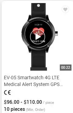 Détecteur de mouvement d'alarme d'urgence personnelle, pendentif GPS avec 4G et SOS pour ElmainLoneWorker